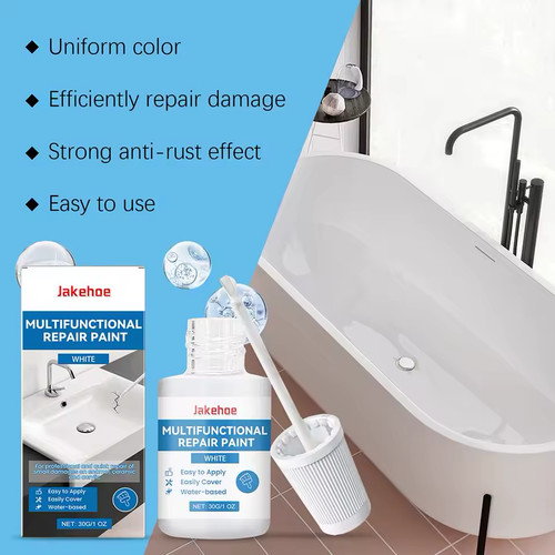 White touch paint repair - touch, up
