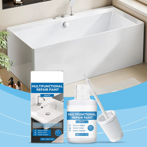 White touch paint repair - white, up